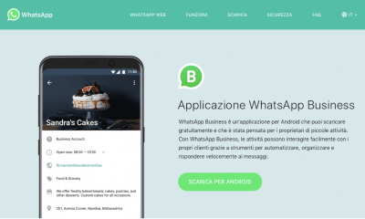 WhatsApp Business è arrivato in Italia: ecco come funziona