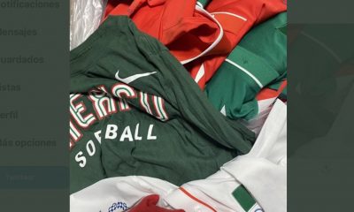 Acusan a selección mexicana de sóftbol de tirar uniformes a la basura