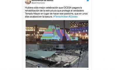 Ocesa monta Templo Mayor en el Zócalo y protagoniza polémica en redes