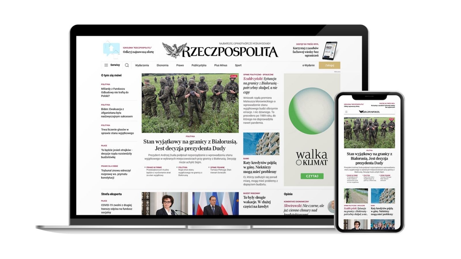 Nowa odsłona serwisu "Rzeczpospolita" | Mediarun.com
