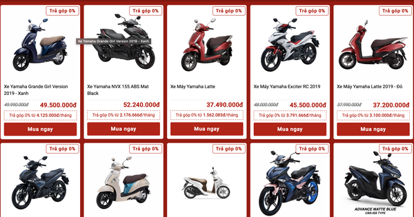 Nở rộ bán xe máy trên mạng