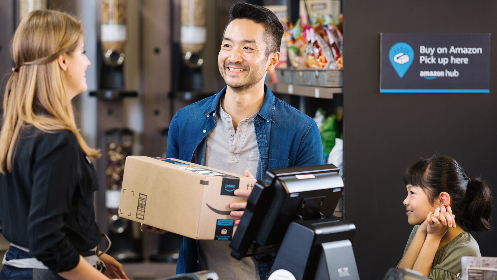 Amazon’s new “Counter” service lets customers pick up packages in staffed retail locations