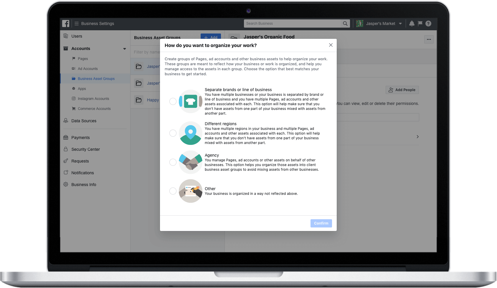 Facebook Business Manager redesign with bulk permissions management rolling out