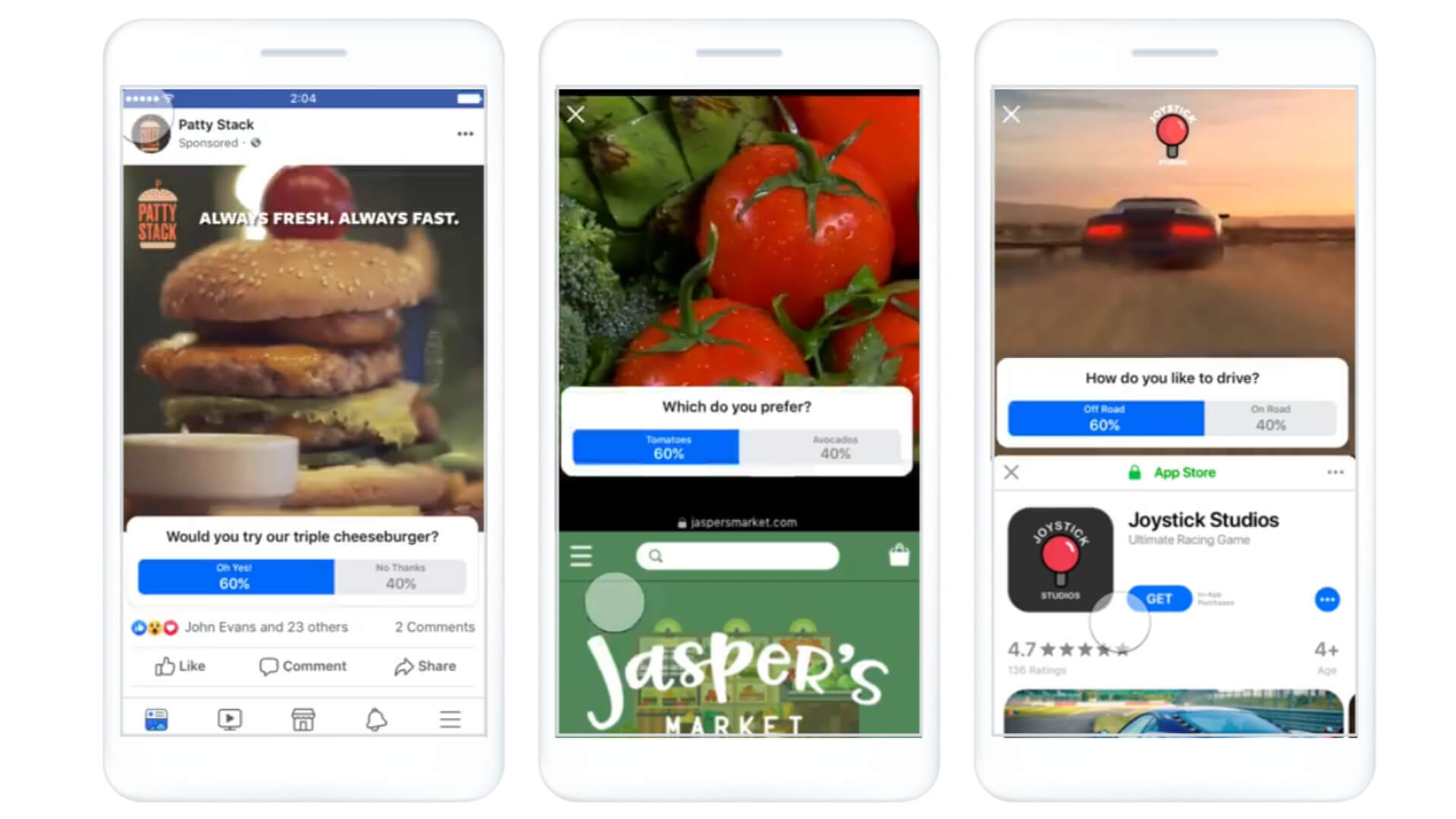 Facebook rolls out new video poll ads, set to open AR Ads to all advertisers