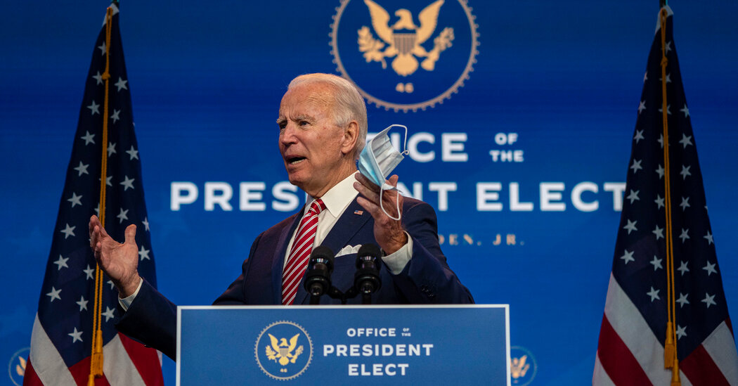 Biden Calls for Stimulus Ahead of a ‘Dark Winter’ for the Country