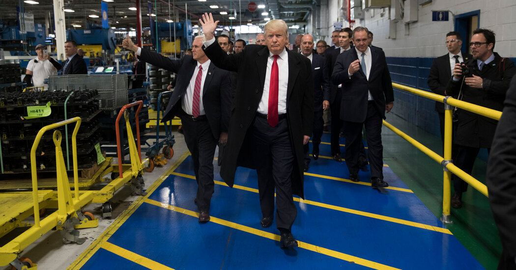 Carrier Plant Is Bustling, but Workers Are Wary as Trump Exits